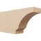 Ekena Millwork 4in. W x 8in. H x 16in. L Moab Woodgrain TimberThane Rafter Tail, Primed Tan RFTUR04X08X16MOARCPR - alternate 1
